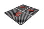 Mijölnir Newspaper Juego de alfombrillas de baño, 3 piezas, Multicolor
